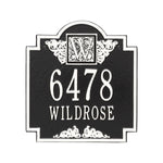 Monogram Standard Wall Address Plaque