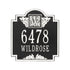 Monogram Standard Wall Address Plaque