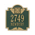 Monogram Standard Wall Address Plaque