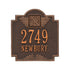 Monogram Standard Wall Address Plaque