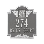 Monogram Standard Wall Address Plaque