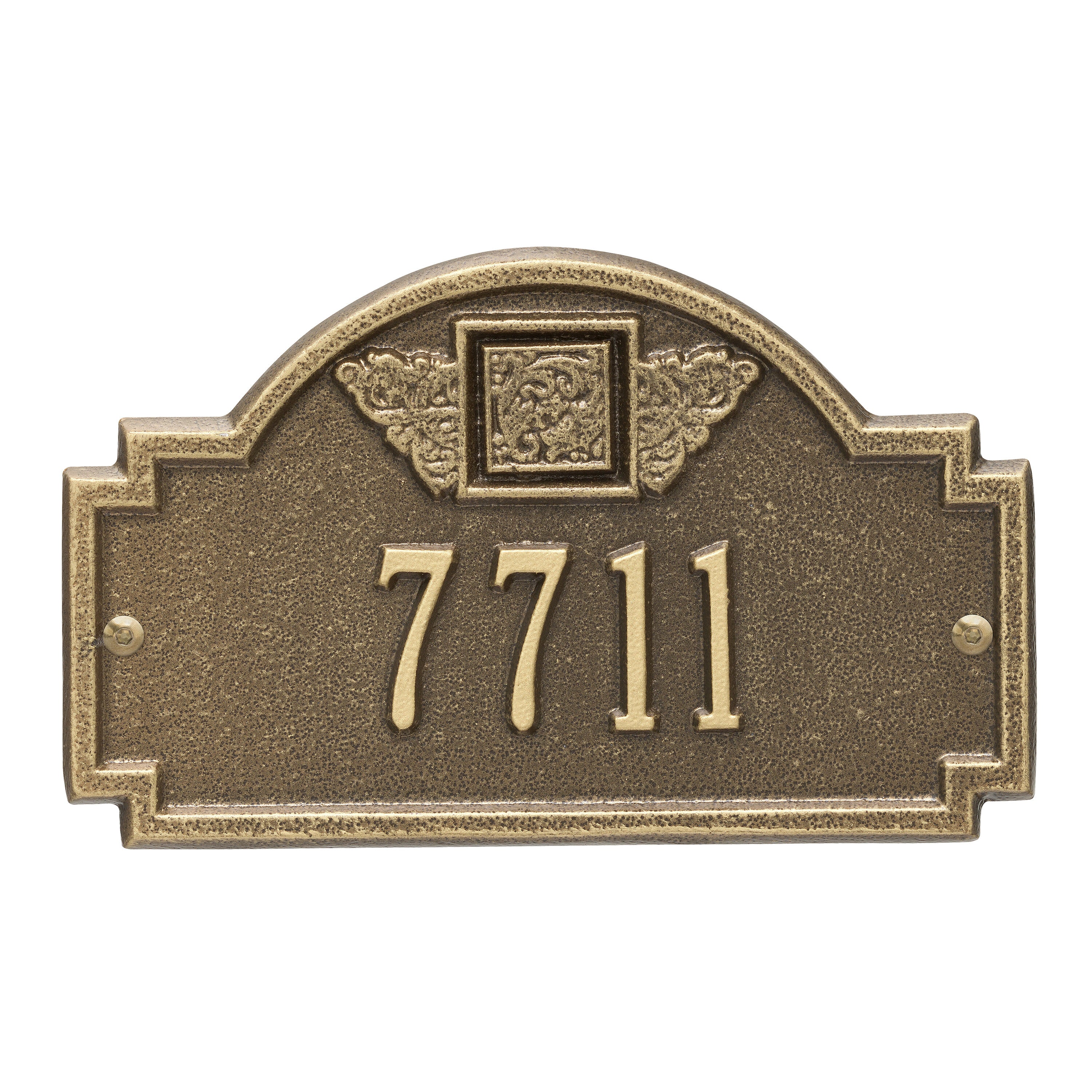 Monogram Petite Wall Address Plaque