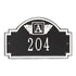 Monogram Petite Wall Address Plaque