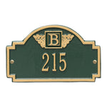 Monogram Petite Wall Address Plaque