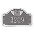 Monogram Petite Wall Address Plaque