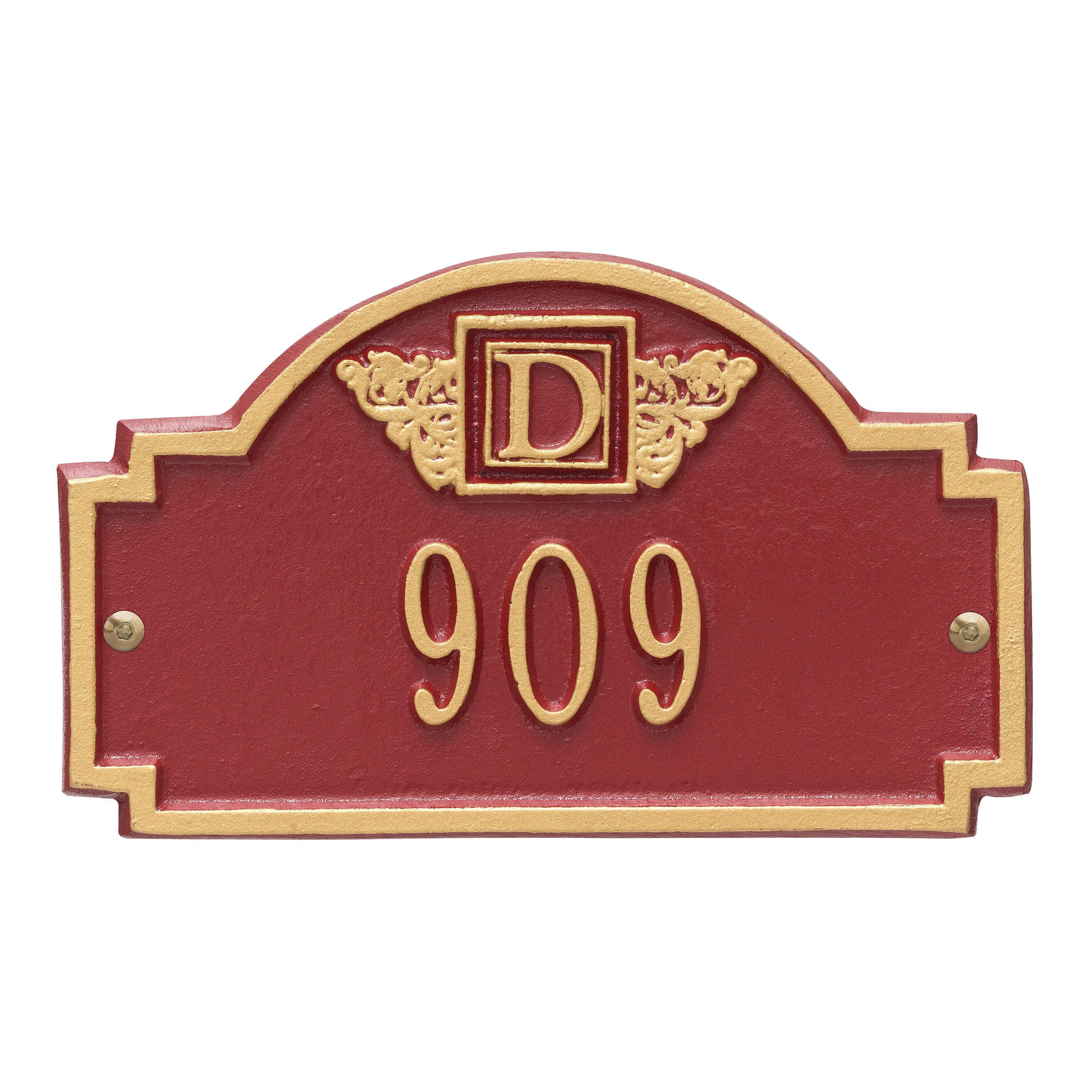 Monogram Petite Wall Address Plaque