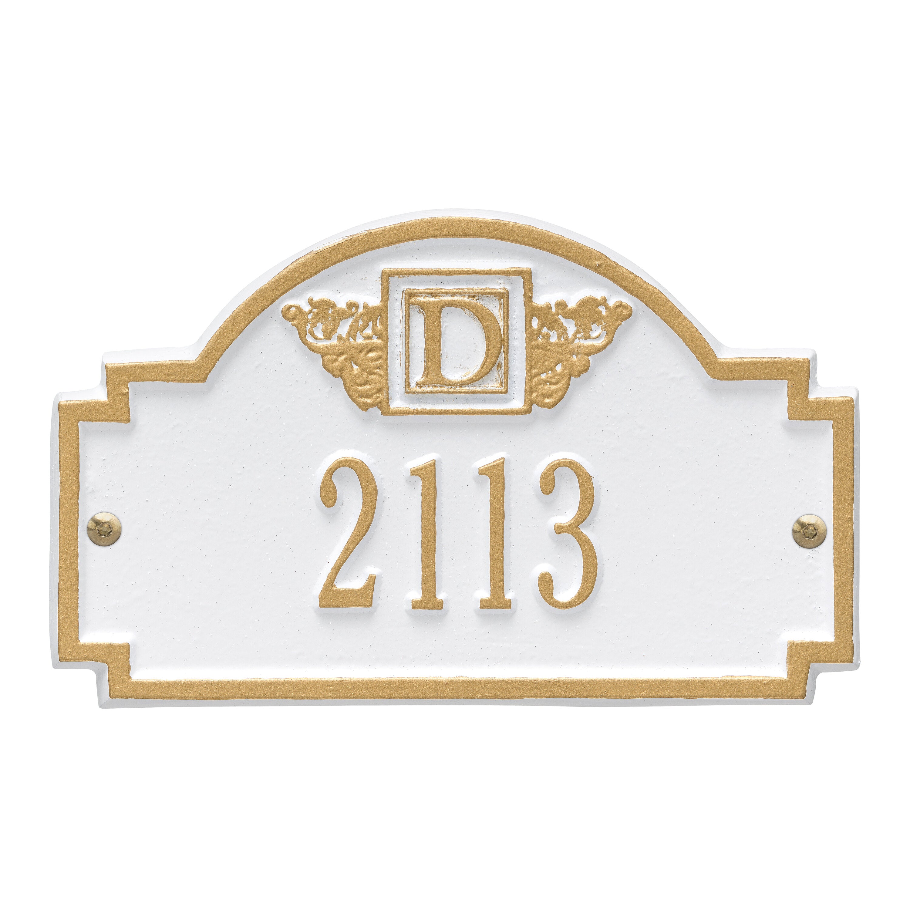 Monogram Petite Wall Address Plaque