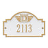 Monogram Petite Wall Address Plaque