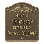Dove Wall Wedding or Anniversary Plaque