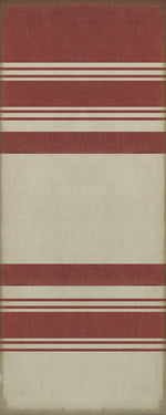 Pattern 50 - Organic Stripes Red And White