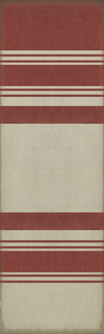 Pattern 50 - Organic Stripes Red And White