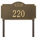 Monogram Estate Lawn Address Plaque
