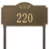 Monogram Estate Lawn Address Plaque