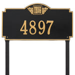 Monogram Estate Lawn Address Plaque