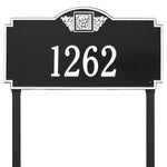 Monogram Estate Lawn Address Plaque