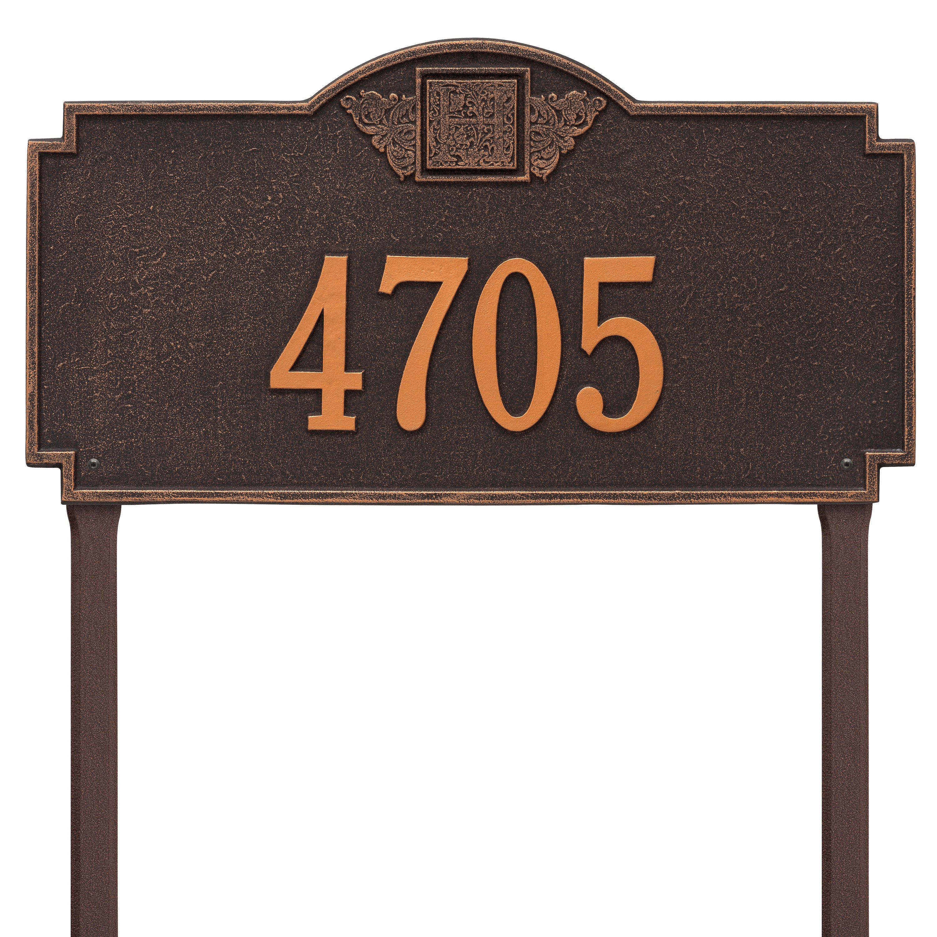 Monogram Estate Lawn Address Plaque