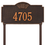 Monogram Estate Lawn Address Plaque