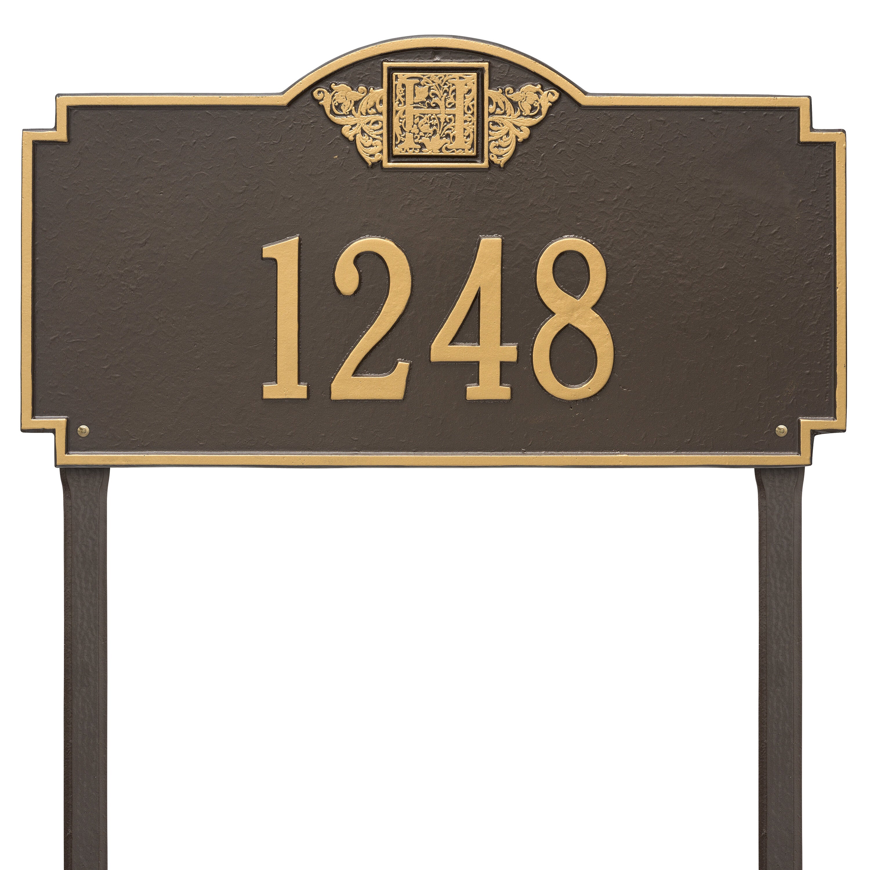 Monogram Estate Lawn Address Plaque