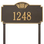 Monogram Estate Lawn Address Plaque