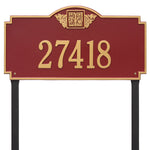 Monogram Estate Lawn Address Plaque