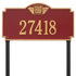 Monogram Estate Lawn Address Plaque