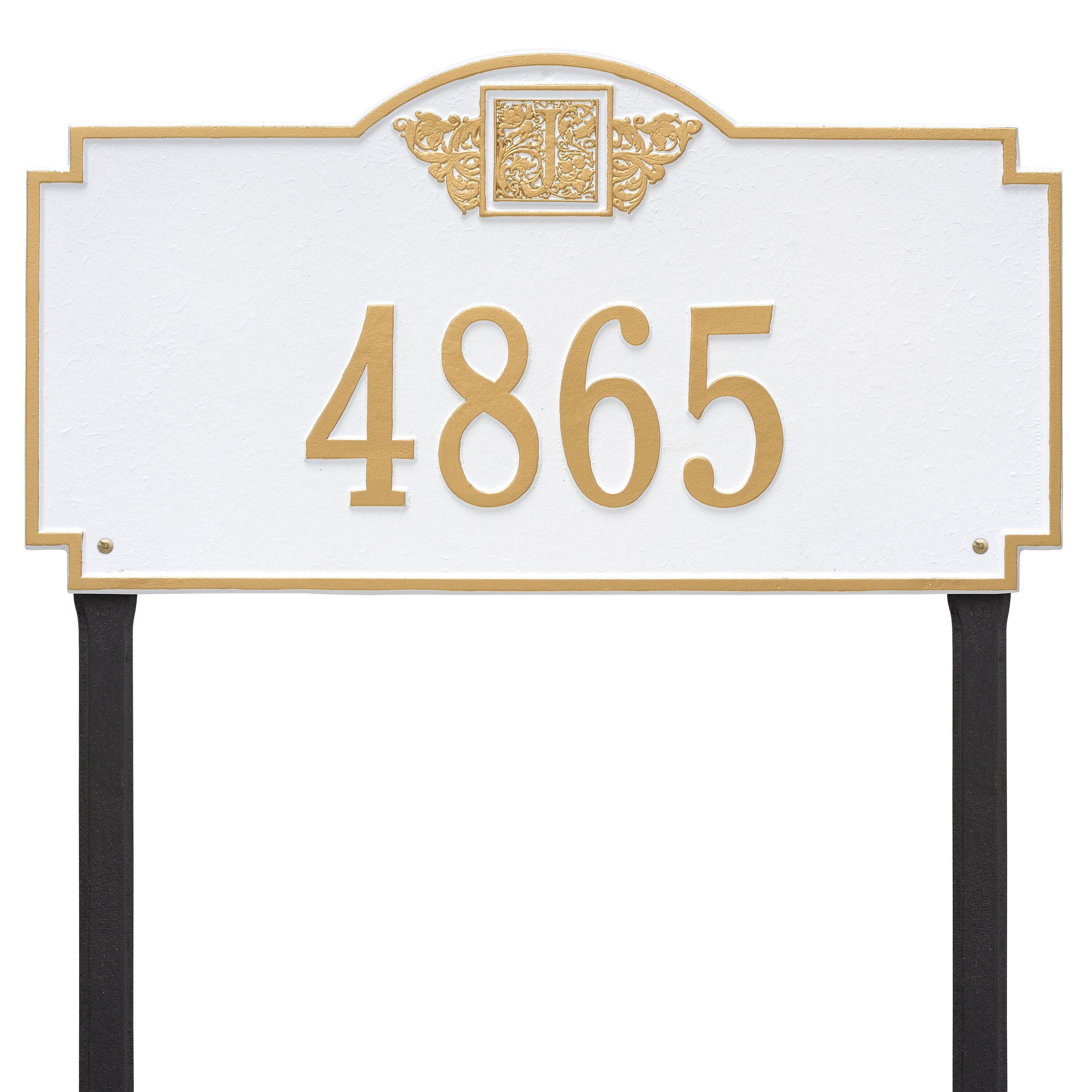 Monogram Estate Lawn Address Plaque