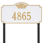 Monogram Estate Lawn Address Plaque