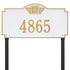 Monogram Estate Lawn Address Plaque
