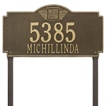 Monogram Estate Lawn Address Plaque