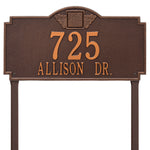 Monogram Estate Lawn Address Plaque