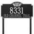 Monogram Estate Lawn Address Plaque