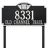 Monogram Estate Lawn Address Plaque