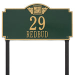 Monogram Estate Lawn Address Plaque