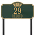 Monogram Estate Lawn Address Plaque