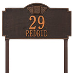 Monogram Estate Lawn Address Plaque
