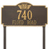 Monogram Estate Lawn Address Plaque