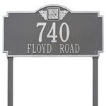 Monogram Estate Lawn Address Plaque