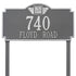 Monogram Estate Lawn Address Plaque