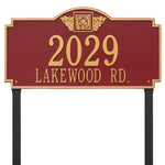 Monogram Estate Lawn Address Plaque