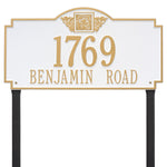Monogram Estate Lawn Address Plaque