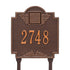 Monogram Standard Lawn Address Plaque