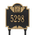 Monogram Standard Lawn Address Plaque