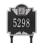 Monogram Standard Lawn Address Plaque