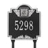 Monogram Standard Lawn Address Plaque