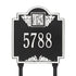 Monogram Standard Lawn Address Plaque