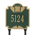 Monogram Standard Lawn Address Plaque