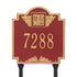 Monogram Standard Lawn Address Plaque