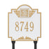 Monogram Standard Lawn Address Plaque