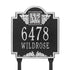 Monogram Standard Lawn Address Plaque