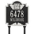 Monogram Standard Lawn Address Plaque